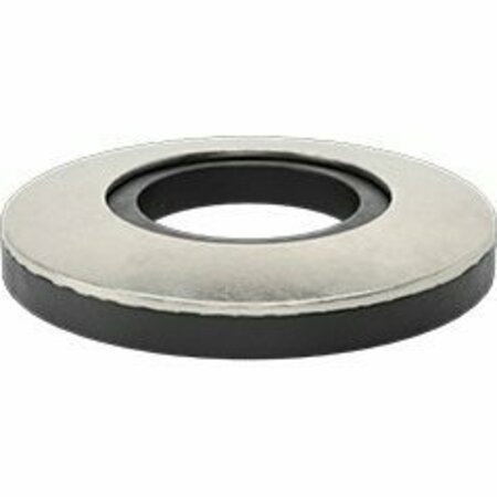 BSC PREFERRED 18-8 Stainless Steel with Neoprene Rubber Sealing Washer for 3/8 Screw 0.434 ID 0.75 OD, 25PK 94709A418